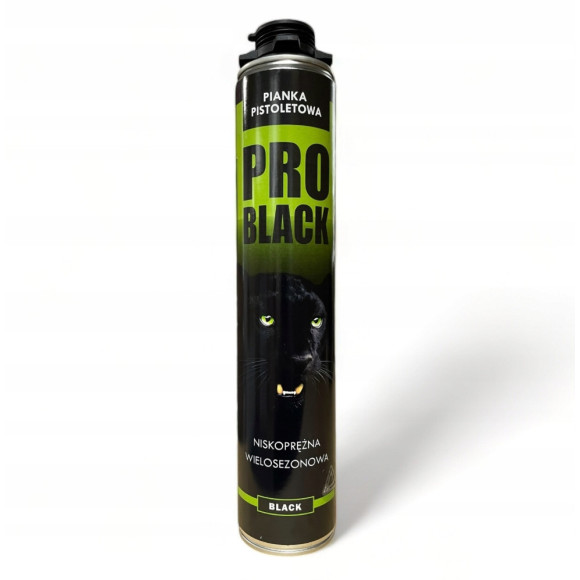 PRO Black piana montażowa 750ml - CZARNA