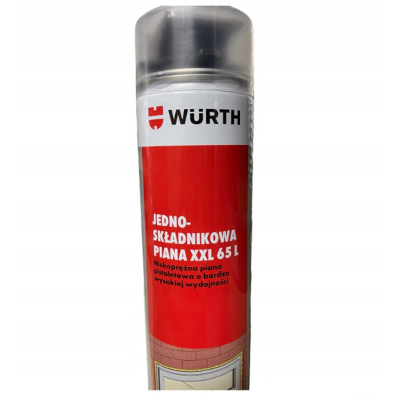 WURTH XXL 65L Piana montażowa niskoprężna - 750ml