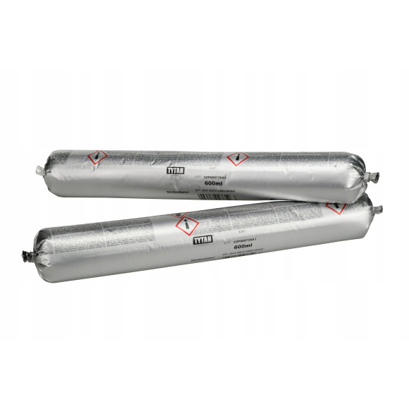 TYTAN klej do EPDM gumy membrany neutralny - 600ml CZARNY